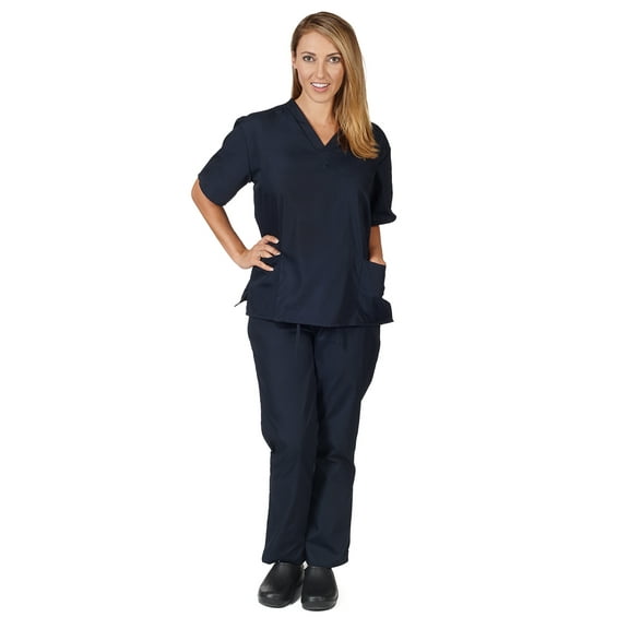Natural Uniforms Ultra Soft Stretch Junior fit scrub set 8117 9120