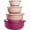 Pink, variant on DEBGFS 4Pcack Wide Mixing Bowls Nesting Meal Prep Bowl Set with Lids Multiple Sizes Salad Dressing Food Grade Salad Snack Containers for Reusable Refrigerator Preservation Party,Pink,4 Bowl 4 Lid