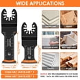 thumbnail image 2 of 10Pcs Japanese Tooth Oscillating Saw Blades High Carbon Steel Oscillating Multitool Blades Set, 2 of 10