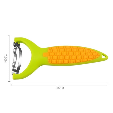 

2Pcs Stainless Steel Corn Peelers Kitchen Corn Cob Removers (Assorted Color)