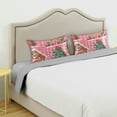 thumbnail image 3 of Yayeee Pillowcase Queen Size Set of 2 Satin Wrinkle Resistant Pillow Case, Brown Gingerbread Houses, 3 of 8