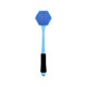 thumbnail image 1 of Cepillo de ducha de silicona, mango largo, doble cara, baño de burbujas con gancho para colgar, cepillo de baño ligero con cerdas de silicona. azul, 1 of 10