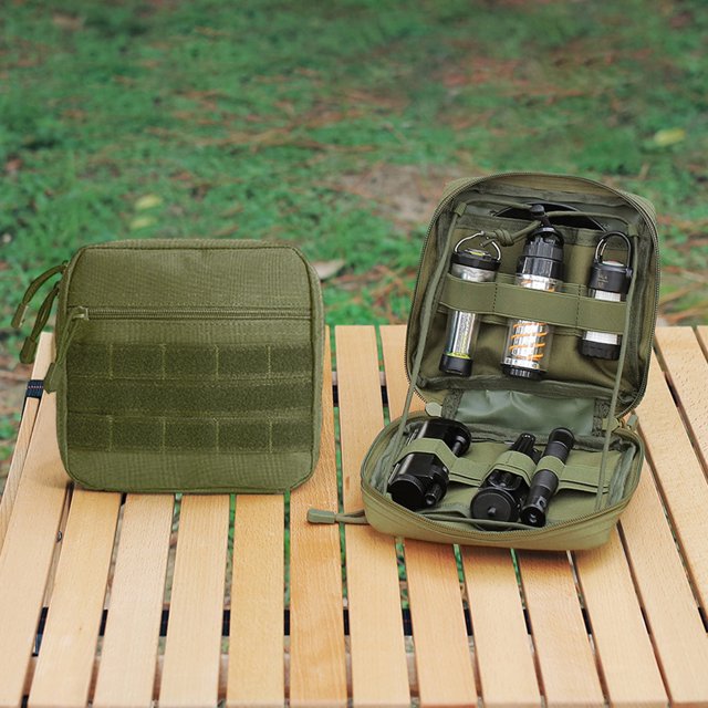 Bolsa de almacenamiento portátil para linterna de Camping, bolsa de utilidad EDC para Goalzero/M3/ML4/ZN