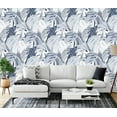 thumbnail image 6 of REMIX Walls by Katie Hunt Castaway Ocean Blue Wall Mural, 6 of 7