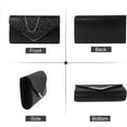 thumbnail image 3 of YOUI-GIFTS Women Evening Clutch Formal Wedding Party Clutches Purse Elegant Shoulder Bag Cocktail Prom Clutches, 3 of 6