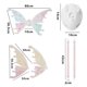 thumbnail image 3 of 1 juego de alas de mariposa brillantes que aletean como alas de hada, decorativas para niños, accesorios de fiesta con alas de mariposa, 3 of 6