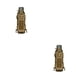 thumbnail image 4 of Advancent Bolsa exterior de poliéster para botella de agua, portátil, ajustable, con estilo, para montañismo, senderismo, deportes, soporte, Marrón 2piezas, 4 of 6