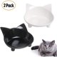 thumbnail image 1 of 2 cuencos para gatos, cuencos antideslizantes para comida para gatos, cuenco para mascotas, cuenco de agua poco profundo para aliviar el estrés de la fatiga, cuenco para perros y gatos, cuen, 1 of 5
