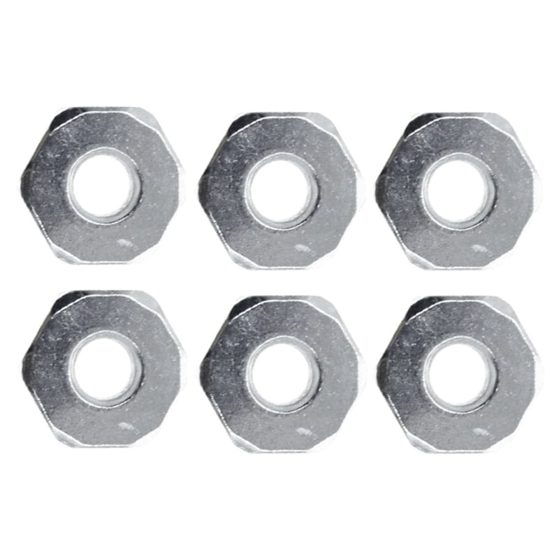 6PCS Hexagon M8 BAR Nut FOR Many STIHL Type CHAINSAW REP 0000 955 0801 NEW 