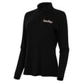 thumbnail image 2 of Women's Antigua  Black Florida Gators GatorBoys Intent Quarter-Zip Pullover, 2 of 3