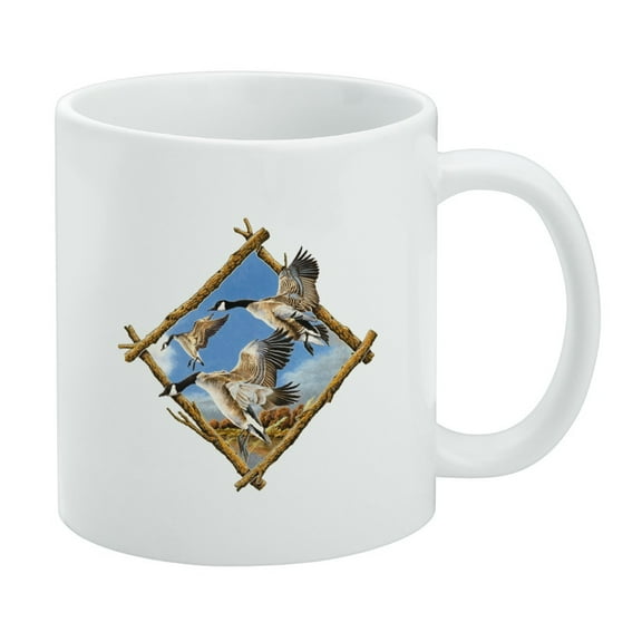 Flying Geese Diamond White Mug