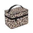 thumbnail image 4 of Handbag Travel Bag Cosmetic Bag 9×6.3×6.7in Multi-Function Bag Large Capacity For Camping Travel Family Travel Leopard_2, 4 of 6