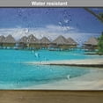 thumbnail image 6 of Ambesonne Tropical Place Mats Set of 4, Island Pasific Ocean, Standard Size, White Green Blue, 6 of 6