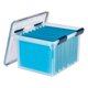 thumbnail image 3 of Caja de almacenamiento de archivos IRIS Ultimate de plástico transparente con carta/legal, 3 of 5