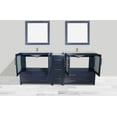 thumbnail image 4 of Vanity Art 84 Inch Double Sink Bathroom Vanity Combo Set 3 Cabinets 2 Shelves 7 Dove-Tailed Drawers Ceramic Top Bathroom Cabinet with Free Mirror VA3036-84B, 4 of 8