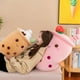 thumbnail image 4 of Peluche Boba Kawaii para decoración de habitación, juguete de peluche con forma de té de burbujas, helado relleno, comida, té con leche, cojín suave para abrazar, regalo de cumpleaños para niños, 4 of 5