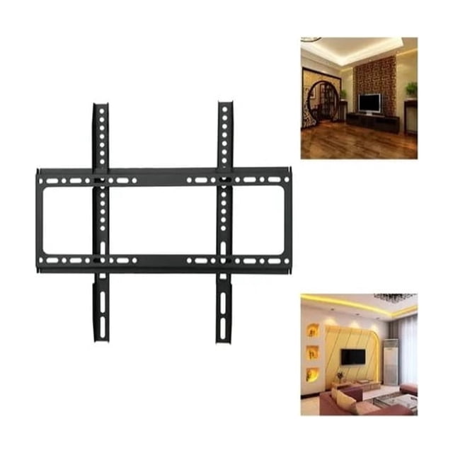 Soporte de pared LED fijo para TV, pantalla LCD de 26 a 63 pulgadas, 50 kg/110 libras, VESA de 200 a