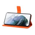 thumbnail image 3 of Feishell Flip Case Compatible with Samsung Galaxy A14 5G,Wallet Case with Card Holder Stand PU Leather Embossed Pattern Slim TPU Bumper Shockproof Magnetic Clasp Folio Phone Cover,Orange, 3 of 9