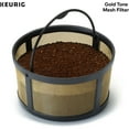 Keurig KDuo Mesh Reusable Filter For Ground Coffee, Gold