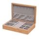 thumbnail image 2 of Joyero de madera, organizador de joyas, tocador, caja rectangular para anillos Gris, 2 of 9