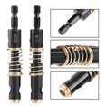 thumbnail image 4 of (6.35mm)hinge drill bit, Black Hinge Drill Bits Reaming Drilling Wood Hex Shank Drill Bit Set Drill Bits Saw Tool, 4 of 5