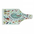 thumbnail image 1 of Bird Print Cutting Board, Folkloric Ornamental Avian Animal with Botanical Floral Design Illustration, Decorative Tempered Glass Cutting and Serving Board, in 3 Sizes, by Ambesonne, 1 of 2
