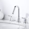 thumbnail image 4 of Wowow 8 in. Widespread Double Handle Bathroom Faucet in Polished Chrome, 4 of 8