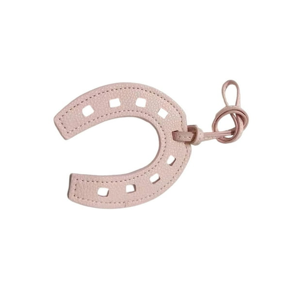Jumpingount LLavero de cuero PU, colgante para bolso, accesorios, adorno para bolso, llaveros, llavero portátil con cordón, regalos para mujer Ropa, zapatos y accesorios Miscelánea Rosado Jumpingount AP014015-02