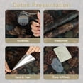 thumbnail image 2 of Abyssaly Floral Wallpaper Peel and Stick 17.3"×118" Floral Black Wallpaper Vintage Self Adhesive Textured Contact Paper Home Decor Wall Covering Old Furniture Renovation, 2 of 9