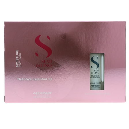 Alfaparf Milano Semi Di Lino Moisture Nutritive Essential Oil 0.44 oz 6 Pack