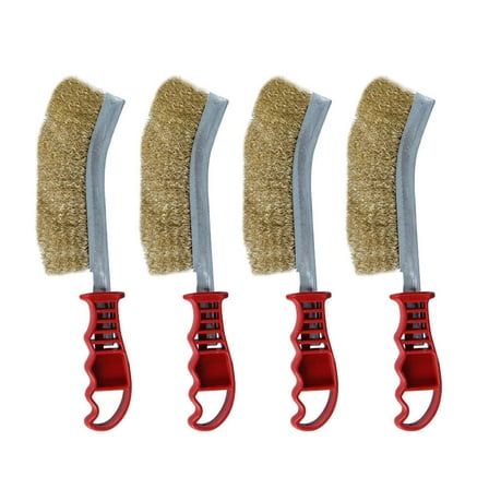 Set of 3 Grill Grate Cleaner Wire Brush Wear-resistant Cleaning
