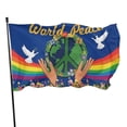 thumbnail image 1 of Peace Flag, Peace Dove World Peace Sign Symbol Flag For Patio Lawn Home Outdoor Dcor, 1 of 4