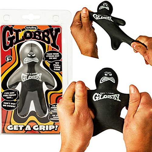 GLOBBY Man Stress Reliever Fidget Ball Grip Autism Sensory Stretch Desk Toy 