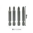 thumbnail image 5 of 10pcs Cross Screwdriver Bit Set 1/4Inch Hex Shank 50mm Screw Driver Bits PH0-PH3, 5 of 7