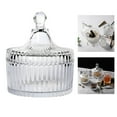 thumbnail image 3 of European Style Retro Glass Sugar Bowl Storage Bottle Serving Bowl for Dining Tea Shop Coffee Shop , L L, 3 of 8