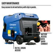 Westinghouse 5000 Peak Watt Dual Fuel Portable Inverter Generator, RV Ready with CO Sensor