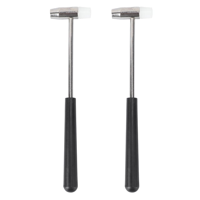 KAKOWELY 2pcs Sturdy Mini Watch Hammer Mini Watch Repair Hammer Watch Repair Hammer Random Bottom Color,7.09"X1.57"X0.39"