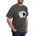 thumbnail image 4 of CafePress - Ace Spades Flush T Shirt - Mens Comfort Colors Shirt, 4 of 5