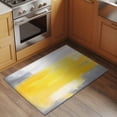 thumbnail image 2 of 2x3 Ft Entryway Area Rug, Yellow Gray Kitchen Rug Runner Washable Floor Mat, Contemporary Oil Painted Abstract Art Non Slip Indoor Door Mat Throw Carpet for Bathroom Living Room Bedroom, 2 of 8