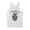 White, variant on Funny Christmas Skeleton Tank Top Unisex Large White