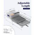 thumbnail image 2 of Escurridor de platos extensible Kitsure 49-68 cm plateado, 2 of 2