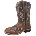 thumbnail image 1 of Bota de vaquero de piel envejecida encerada marrón Marilyn para niña - Talla EE. UU.: 13 Smoky Mountain Boots 3845C-13R, 1 of 1