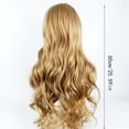 thumbnail image 3 of Peluca de Europa y Estados Unidos onlyliua Cabello Largo y Rizado Color Dorado Seda de Alta Temperatura, 3 of 7