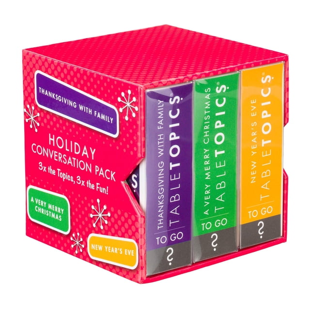 TableTopics Holiday Conversation Pack - 120 Exciting Question Cards for All Holiday Occasions