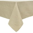 thumbnail image 1 of SHILIU-Faux Linen Rectangle Tablecloth - Wrinkle Free, Washable Rust-Proof Rectangle Table Cloth for Kitchen Dining Room Holiday Table Cover for Party Dinner, Farmhouse, Beige, 90 X 132 Inch, 1 of 4