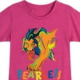 thumbnail image 3 of The Lion King - Scar - Fearless - Toddler & Youth Girls Short Sleeve Graphic T-Shirt, 3 of 5