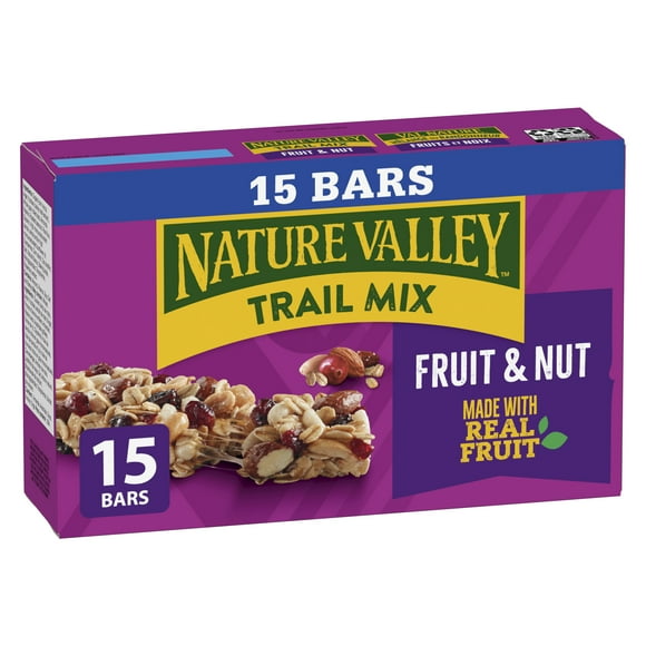 Nature Valley Trail Mix Fruit & Nut Midsize, 15 bars x 35 g, 525 g
