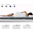 thumbnail image 3 of MOBICIA 12 Inch Full Hybrid Mattress, Memory Foam Hybrid Mattress in a Box, Motion Isolation Pocket Springs, Medium Firm, Supportive, Pressure Relief, 3 of 8