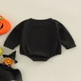 thumbnail image 3 of MesaSe Barboteuse d'Halloween pour Bébé Garçon Fille, Manches Longues, Col Ras du Cou, Justaucorps Imprimé Squelette de Dessin Animé, 3 of 6