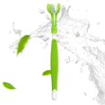 thumbnail image 3 of HISTOTREE Pet Dog Cat 3-Head Toothbrush Plastic+Nylon Oral Care Teeth Cleaning Tool, 3 of 5